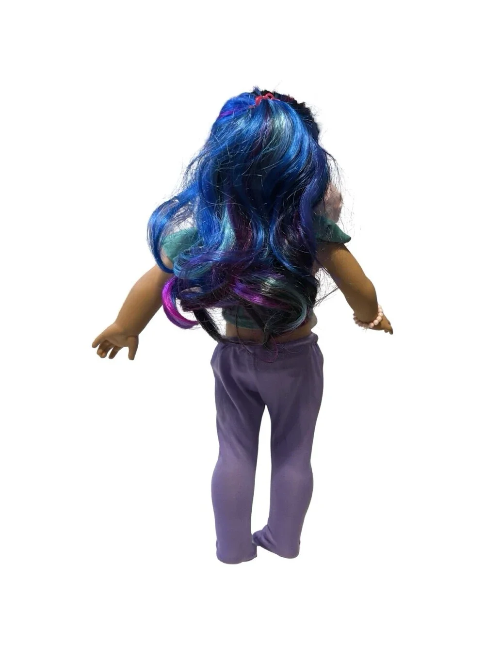 American Girl Truly Me Doll Purple Blue Black Hair Brown Eyes